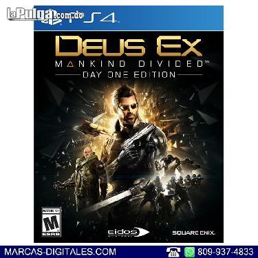 Deux Ex Mankind Divided Day One Edition Juego para PlayStation PS4 PS5 Foto 7120083-1.jpg