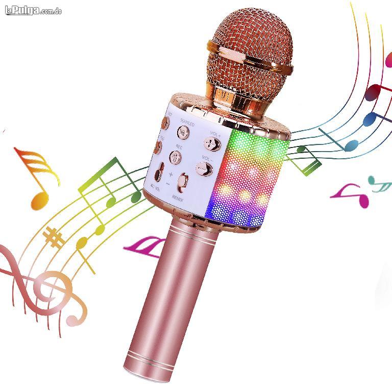 Micrófono de karaoke inalámbrico Bluetooth 4 en 1 PORTATIL RECARGABL Foto 7120404-5.jpg