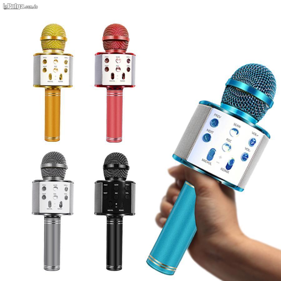 Micrófono de karaoke inalámbrico Bluetooth 4 en 1 PORTATIL RECARGABL Foto 7120404-7.jpg