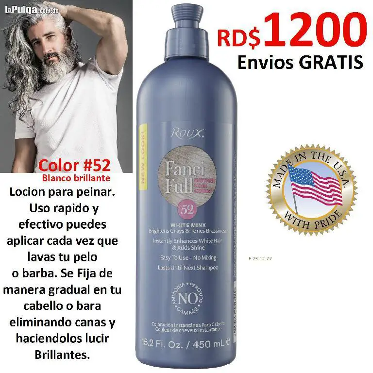 Fancy full para hombres resaltar canas cabello gris blanco metal Foto 7125094-1.jpg