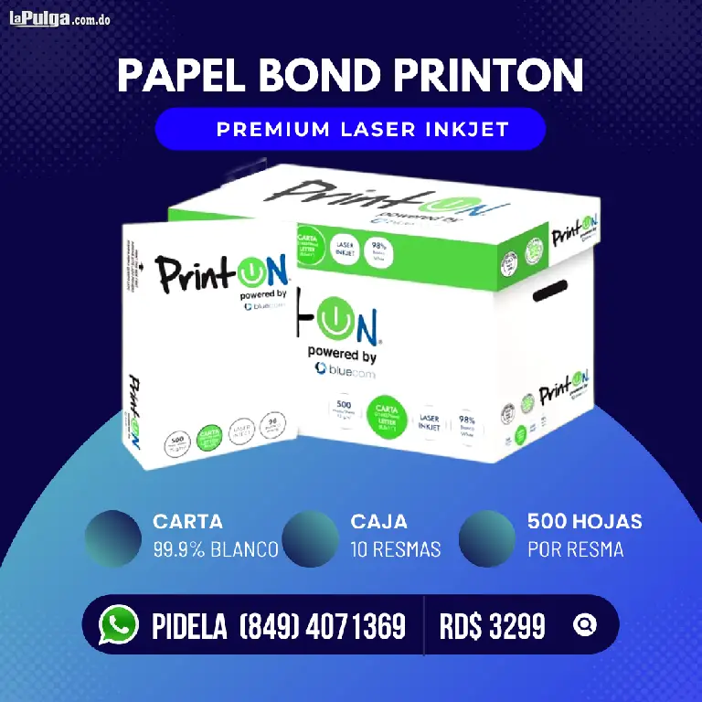 OFERTA CAJA PAPEL PRINTON BOND CARTA PREMIUM 10 RESMAS Foto 7136023-2.jpg