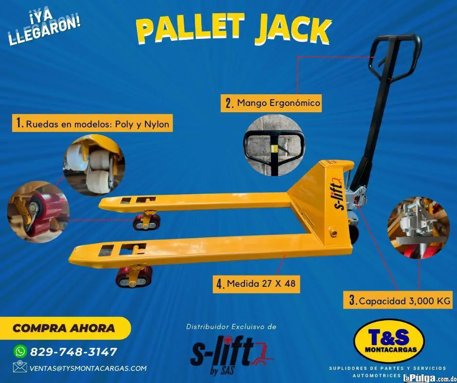 Hand pallet o pallet truck Foto 7136171-5.jpg