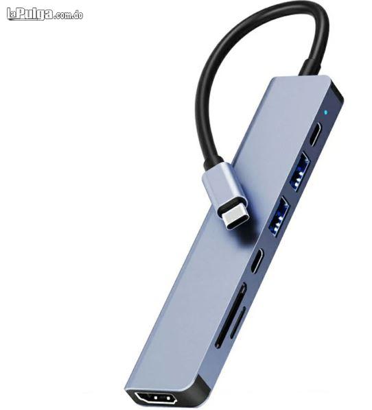Adaptador tipo C- USB C 7 en 1 a con conector HDMI Foto 7139057-1.jpg