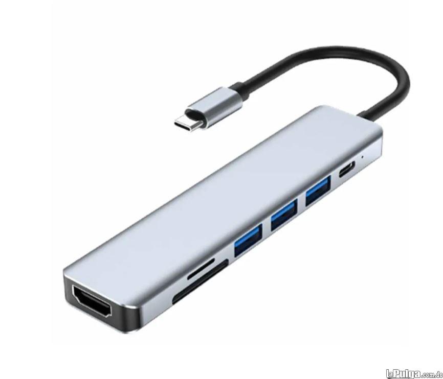 Adaptador tipo C- USB C 7 en 1 a con conector HDMI Foto 7139057-2.jpg