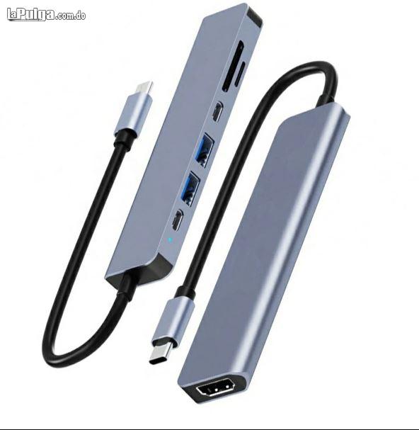 Adaptador tipo C- USB C 7 en 1 a con conector HDMI Foto 7139057-3.jpg