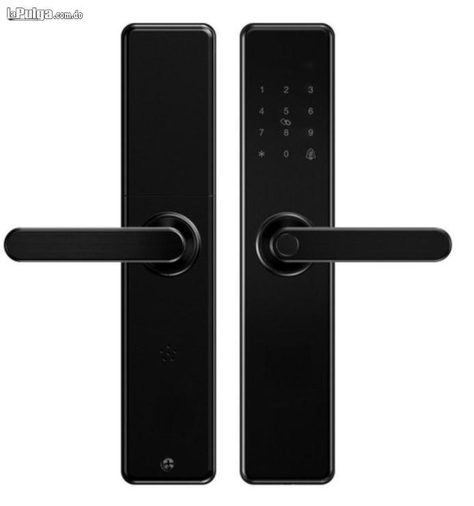 Cerradura smart para puerta hf-809 con huella codigo token Foto 7149216-1.jpg