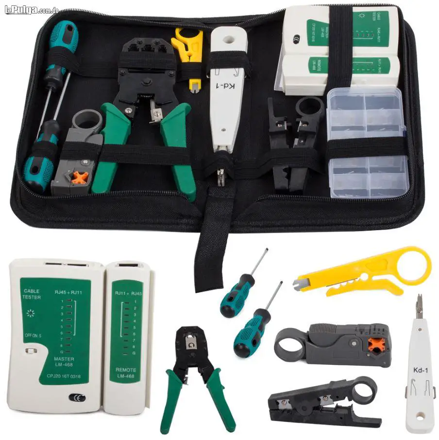 kit probador tester de cable de red Foto 7152634-3.jpg