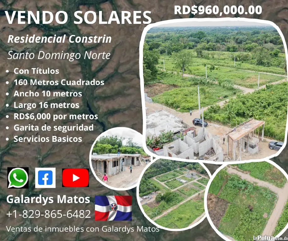 Solares en Ventas a RD6000 el Metro desde 150 Mts2 Foto 7152864-1.jpg