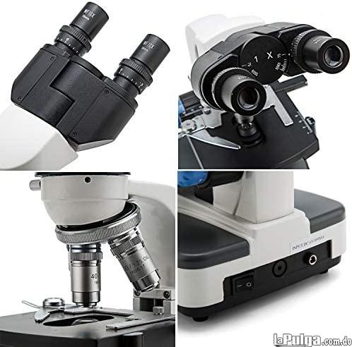 Microscopio compuesto binocular Foto 7153790-3.jpg
