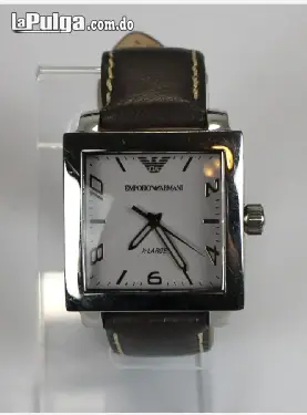 Emporio Armani X-LARGE Reloj Quare para hombre - Correa de cuero - B Foto 7153841-4.jpg