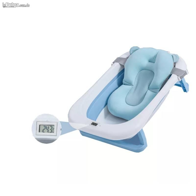 Bañera plegable con termometro y cojin ajustable. Tina Baño para beb Foto 7154867-1.jpg