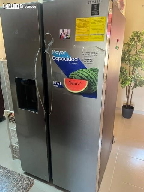 Nevera side by side Samsung Inverter 27 pies cubicos  Foto 7157230-1.jpg