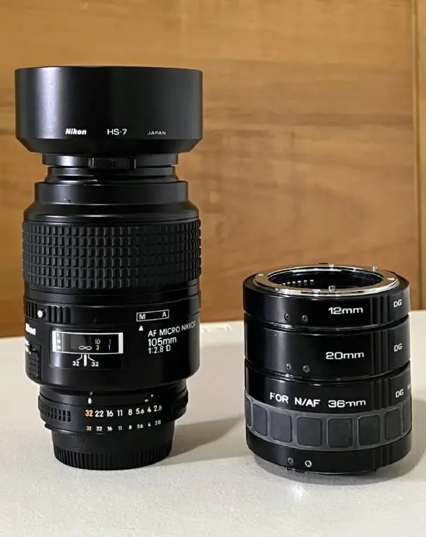 NIkon Micro Nikkor 105 mm 2.8D  Tubos de Extensión Kenko Foto 7167685-1.jpg