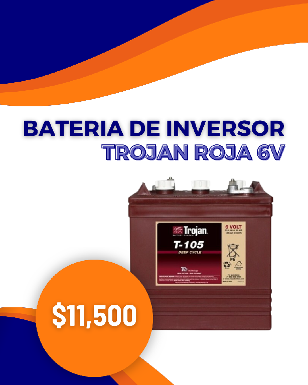 Batería de inversor Trojan Roja 6v Foto 7171831-s1.jpg
