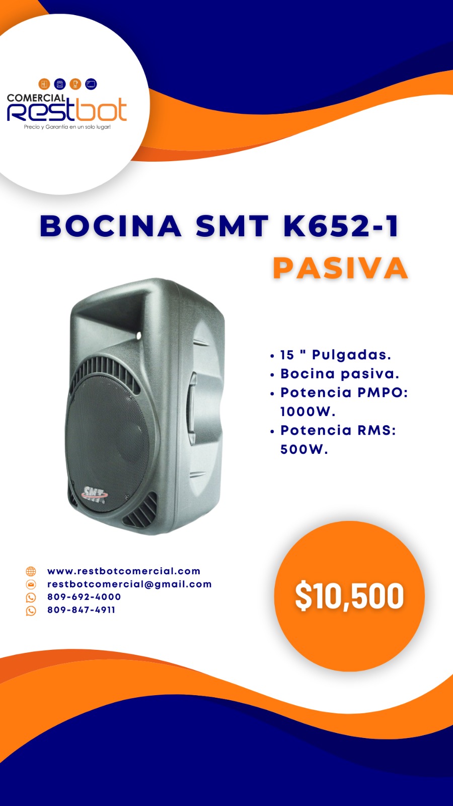 Bocina SMT pasiva Foto 7185593-1.jpg