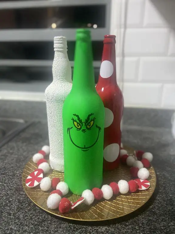 Botellas decorativas navideñas Grinch Foto 7199562-3.jpg