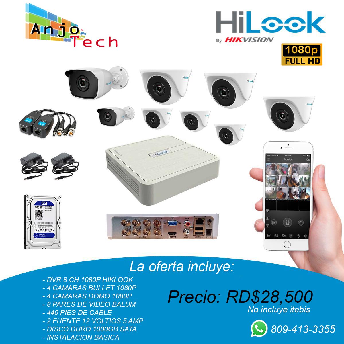 Oferta 8 Cámara de seguridad 1080P instalación  Foto 7205143-1.jpg