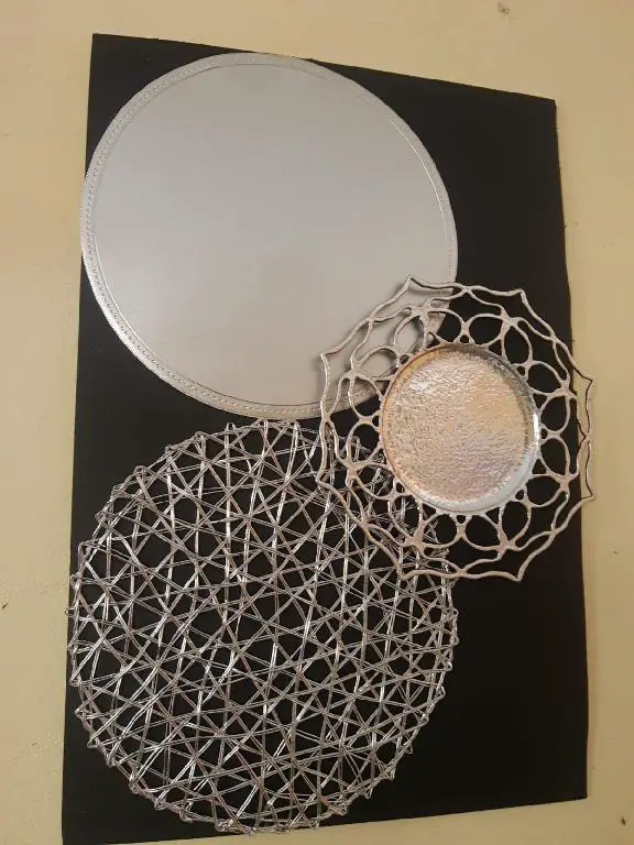 Aplique de Pared ENVIO GRATIS Color Plateado 79.80 cm Alto X 50cm larg Foto 7205745-M1.jpg