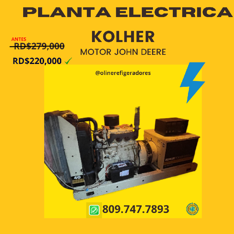 PLANTA ELECTRICA KOHLER  40 KW en San Cristóbal Foto 7211771-W1.jpg
