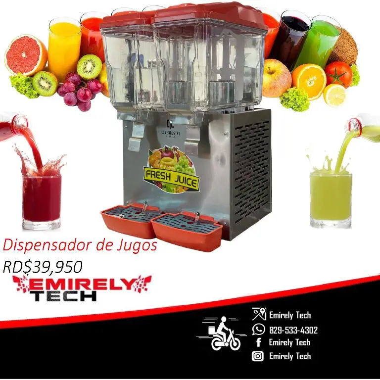 Dispensador dispensadora mezcladora batidora de jugos frios bebidas Foto 7214477-1.jpg