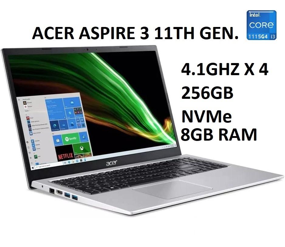 LAPTOP ACER ASPIRE 3 15.6 I3 11VA 8GB DDR4 256GB SSD NVMe NUEVA 22500 Foto 7216200-1.jpg