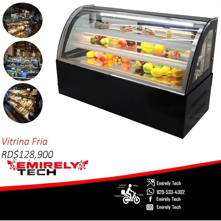 Vitrina exhibidora fria mostrador nevera refrigerador para postres pas Foto 7217819-1.jpg