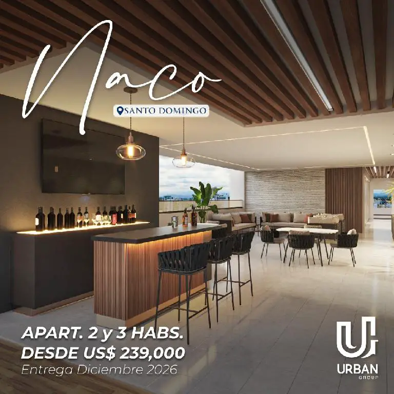 Apartamentos de 2 y 3 Habitaciones desde US239000 en Naco Foto 7220196-4.jpg