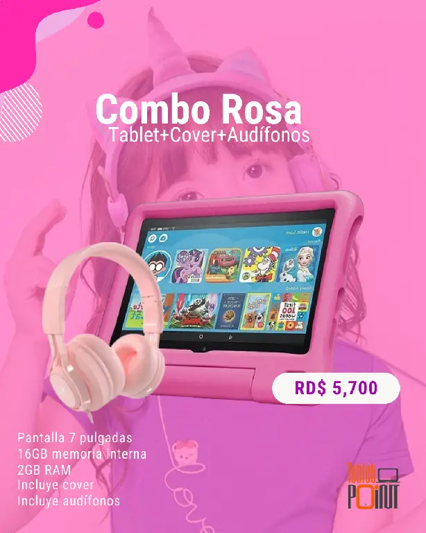 COMBO ROSA - AMAZON FIRE 7 16GB 2GB RAM. en Santo Domingo DN Foto 7221142-1.jpg