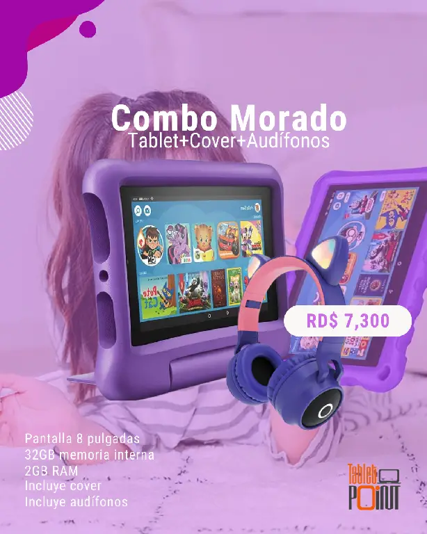 COMBO MORADO - AMAZON FIRE 8 32GB MEMORIA 2GB RAM. Foto 7221144-1.jpg