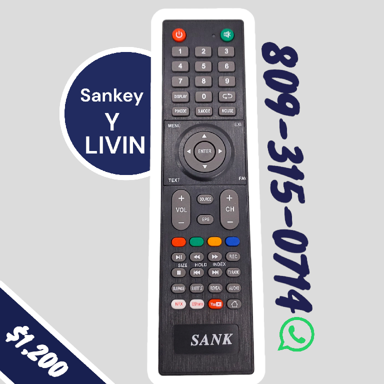 Control SANKEY Y LIVIN PARA SMART TV  Foto 7221252-1.jpg