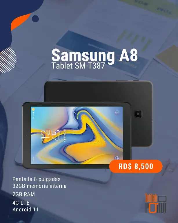 SAMSUNG A8 -SM T387 en Santo Domingo DN Foto 7221322-1.jpg