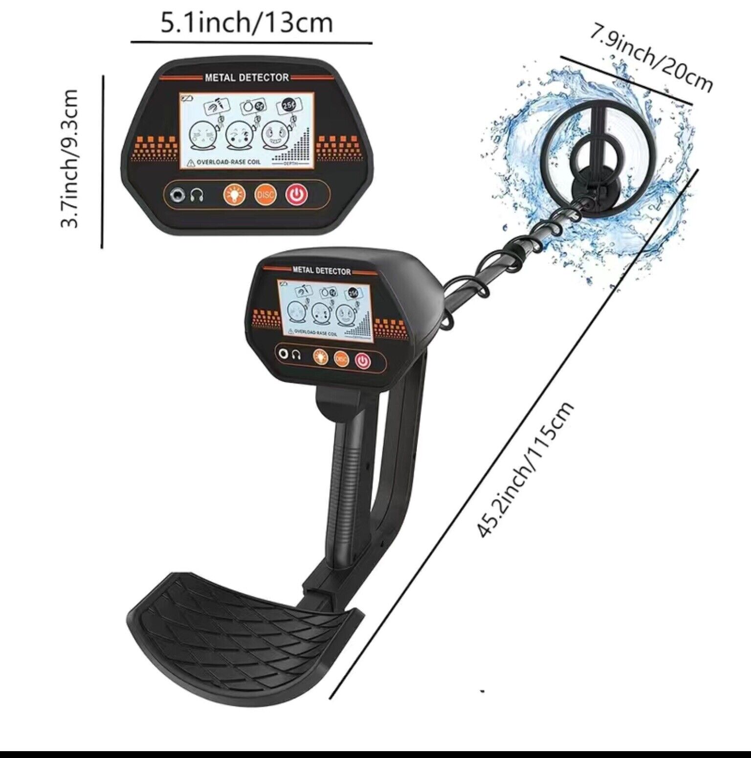 DETECTOR DE METALES A PRUEBA DE AGUA LCD DIGITAL NUEVO Foto 7226861-2.jpg