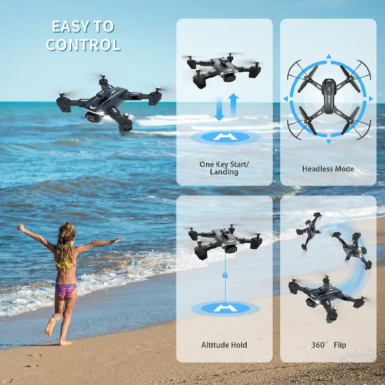 DRONES D89 CON SENSOR ANTICHOQUE Y DOBLE CAMARA 4K CON 2 BATERIAS NUEV Foto 7226864-1.jpg