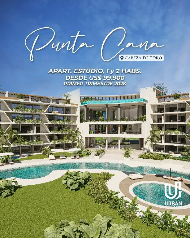 Apartamentos Estudio 1 y 2 Habitaciones desde US99900 en Punta Cana Foto 7227396-4.jpg