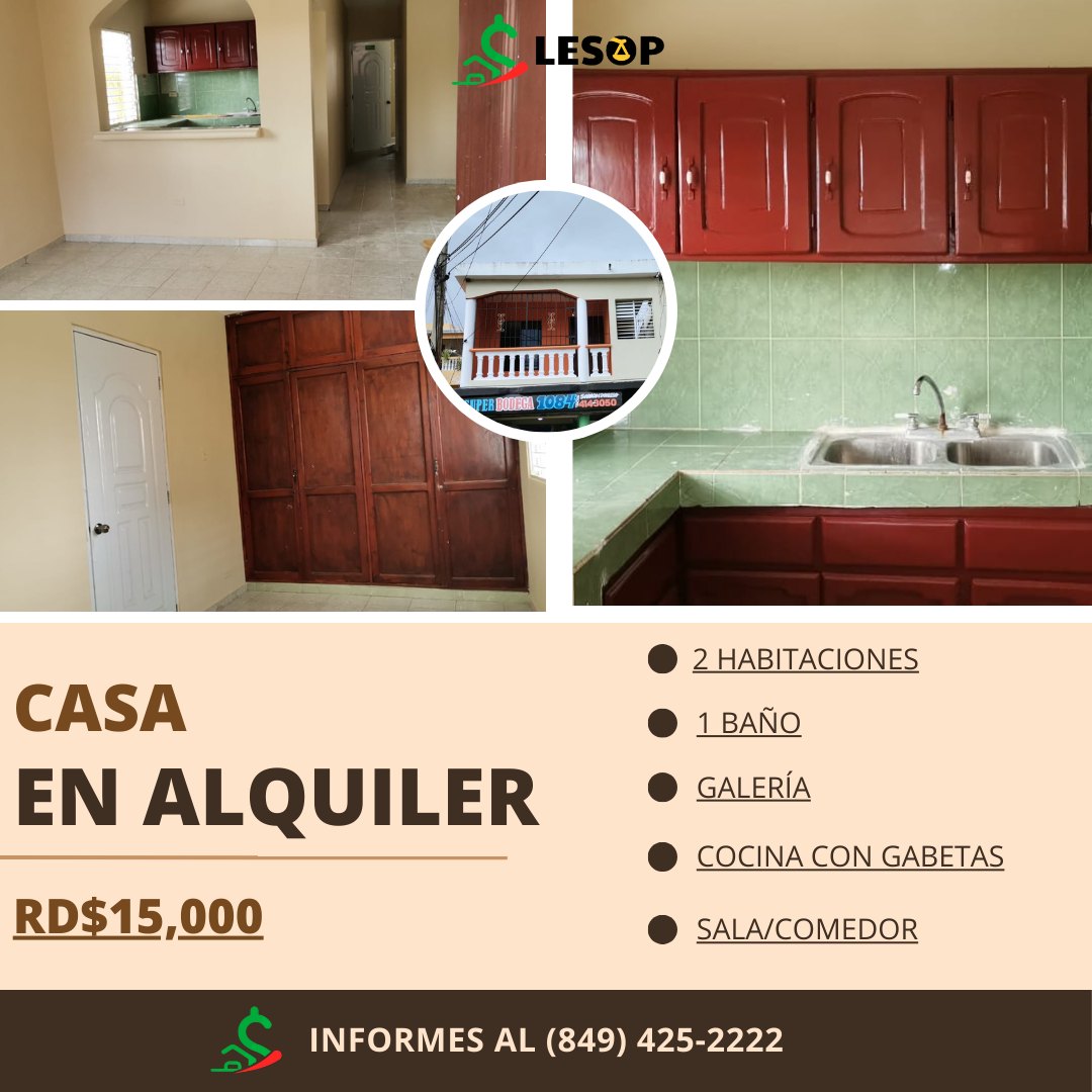 Hermosa Casa 2do Piso en alquiler Ensanche Isabelita Santo Domingo Est Foto 7227673-1.jpg