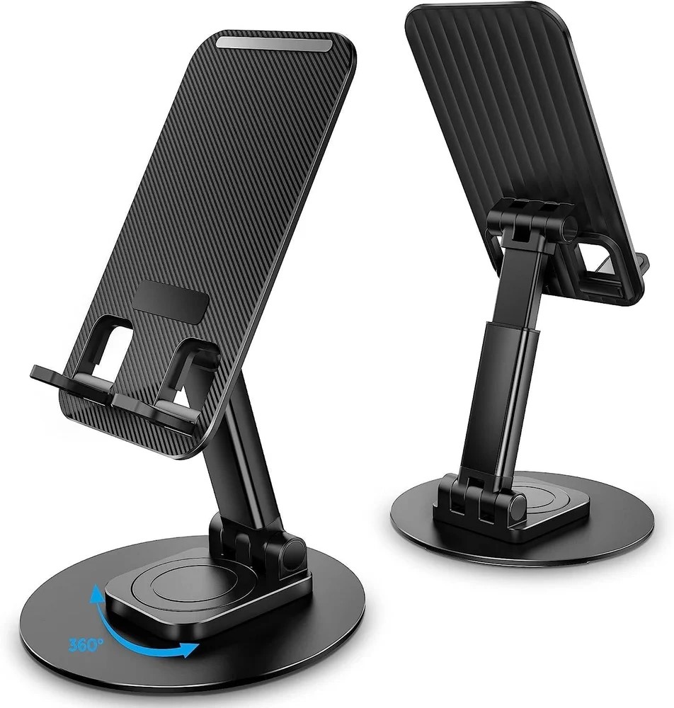 SOPORTE DE TELEFONO Y TABLET- FLODING METAL ROTATING 29448 Foto 7232090-1.jpg