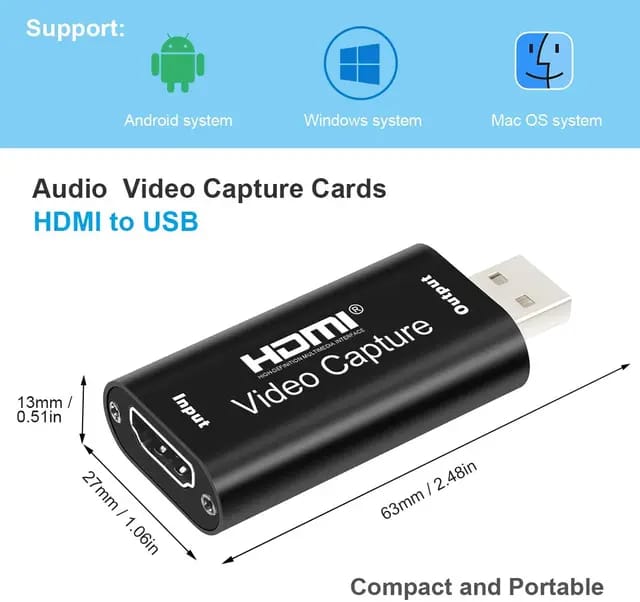 Capturadora de video HDMl a USB nuevo  en Santo Domingo Este Foto 7233158-2.jpg