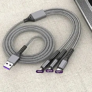 CABLE ADAPTADOR 3 EN 1 USB A TIPO C IPHONE Y V8 SJX-28 Foto 7233590-3.jpg