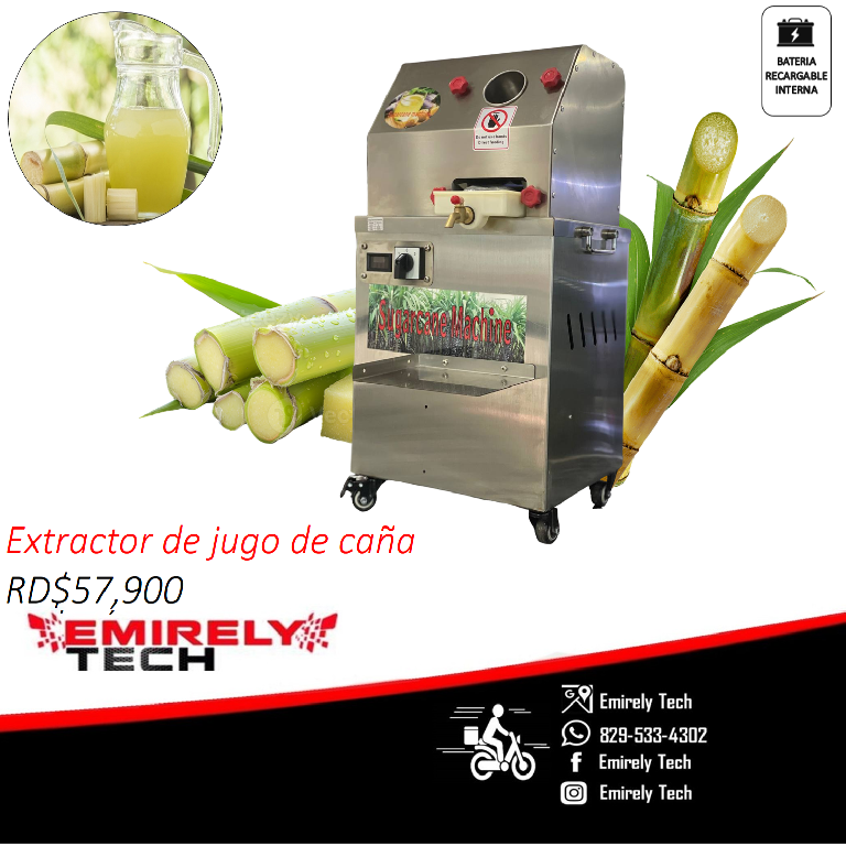 Maquina extractor trapiche de jugo caña con bateria interna recargable Foto 7239417-10.jpg