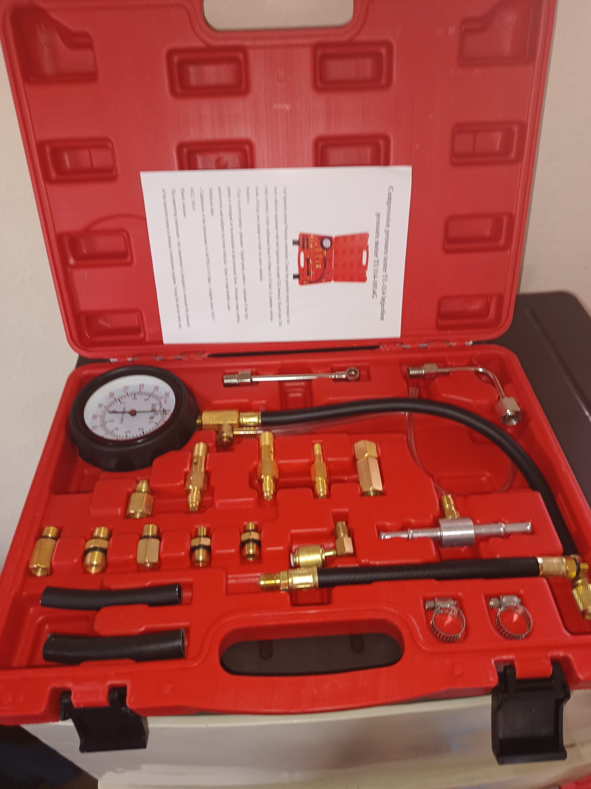 Kit de medidor de presión de combustible de 0-140PSI  Kit de medidor d Foto 7244303-2.jpg