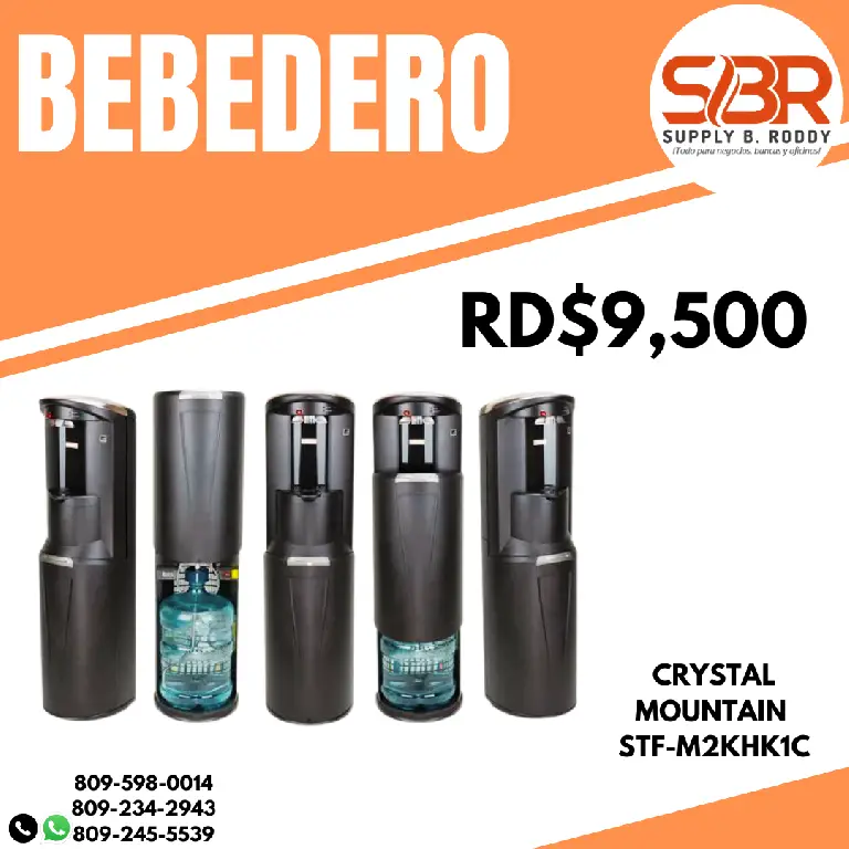 BEBEDERO OASIS CON EL BOTELLON ABAJO AGUA FRIA Y CALIENTE Foto 7244509-1.jpg
