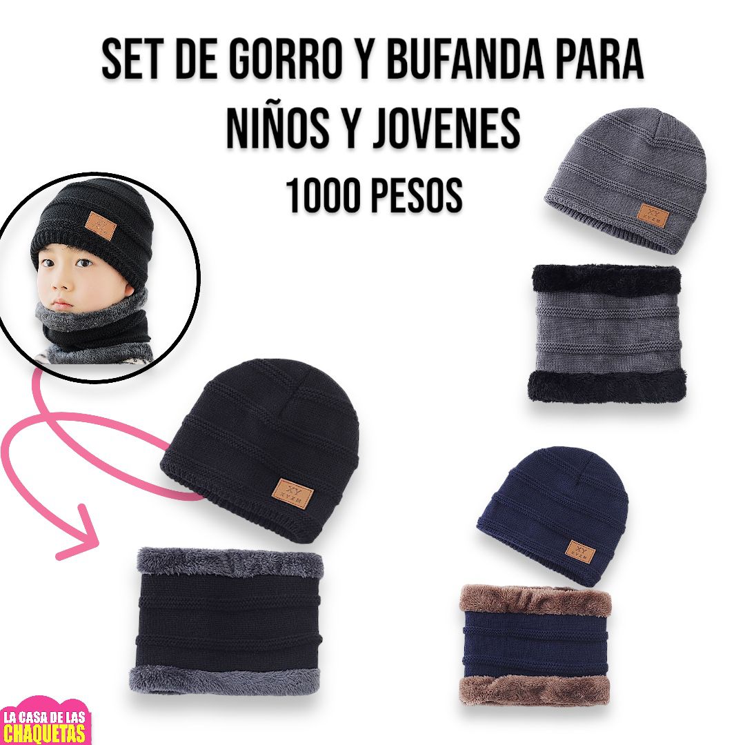 Vas de viajes?!  Set de Gorros y Bufandas NUEVOS Foto 7245245-2.jpg