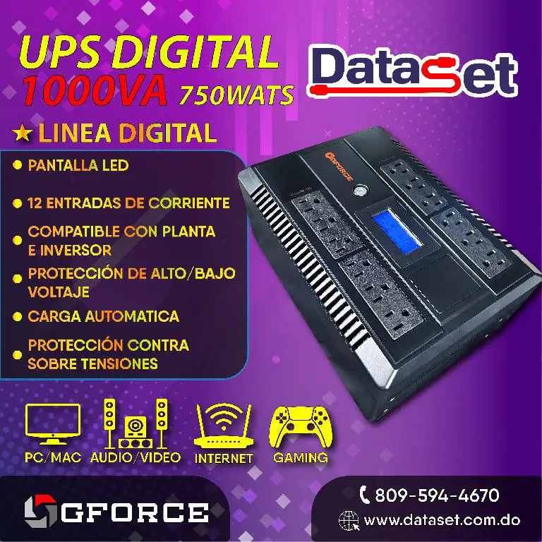 UPS DIGITAL 1000VA 750WATS Foto 7247020-1.jpg