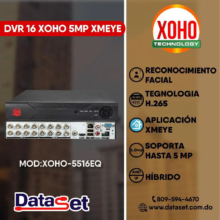 DVR XOHO 5MP XMEYE MOD XOHO-5516EQ Foto 7252068-1.jpg