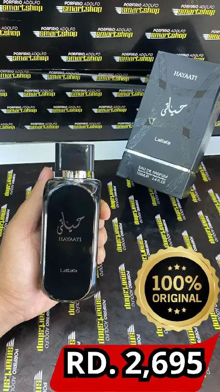 PERFUME ARABE ORIGINAL HAYAATI BLACK DE LATTAFA en La Vega Foto 7258610-1.jpg