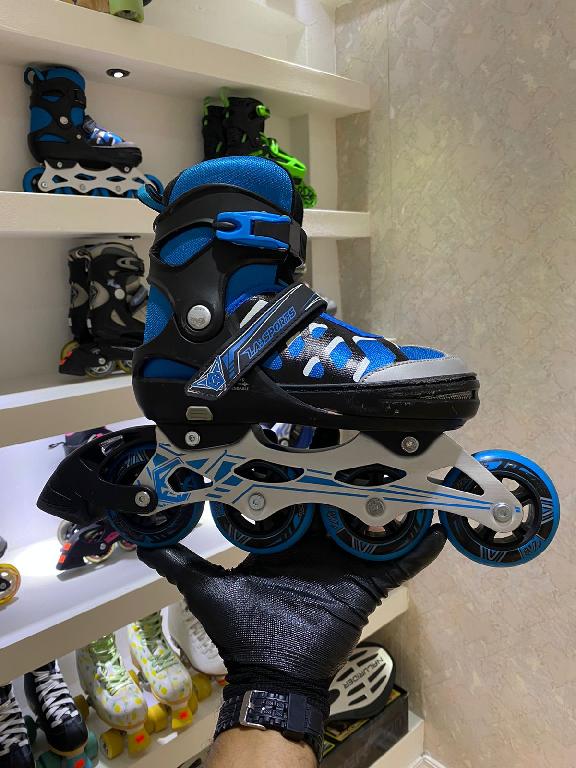 patines LA Sport size ajustables de 5 a 8 ruedas 80mm de silicon rodam Foto 7259416-1.jpg