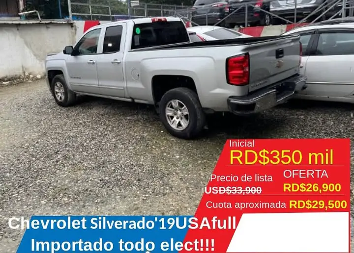 CHEVROLET SILVERADO BLANCO 2019 AMERICANO RECIEN IMPORTADO Foto 7261381-1.jpg