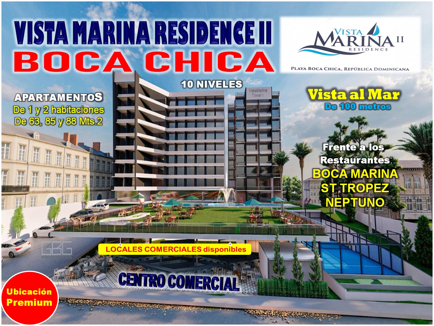 PROYECTO APTOS FRENTE AL MAR en BOCA CHICA a Pasos de los Principales  Foto 7262281-2.jpg