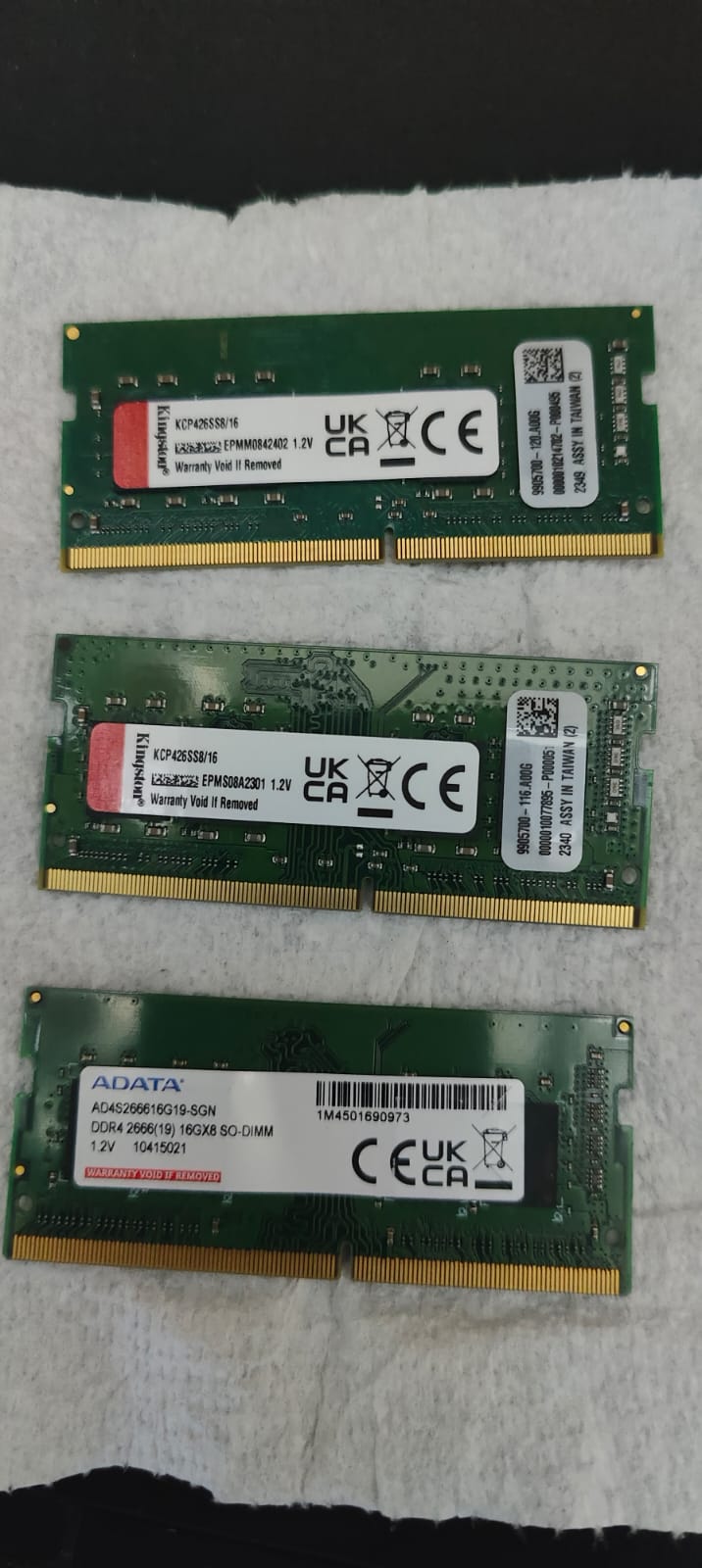 MEMORIA 16GB DDR4 LAPTOP ADATA Y KINGSTON  Foto 7262985-1.jpg