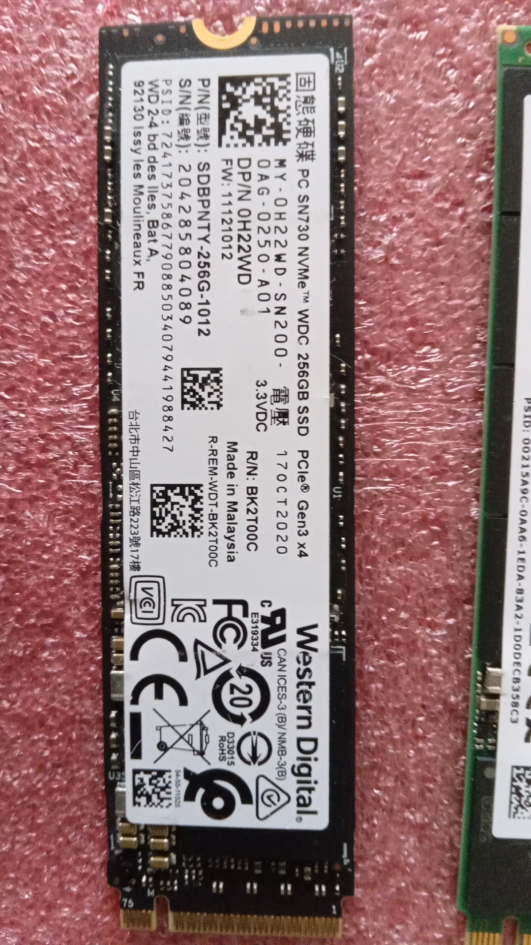 Discos m.2  256GB  NVEMi  como nuevos Recién importados USA  Foto 7263022-3.jpg